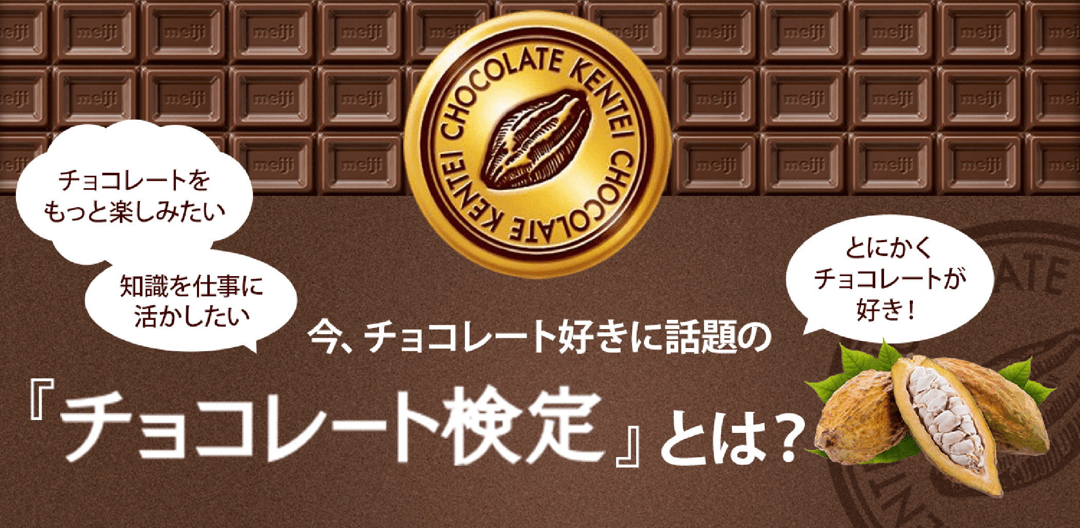 今、チョコレート好きに話題の「チョコレート検定」とは？